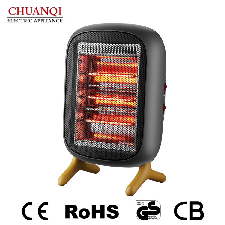 Pemanas 1200W 3 Tiub Merah Dengan Reka Bentuk Baharu